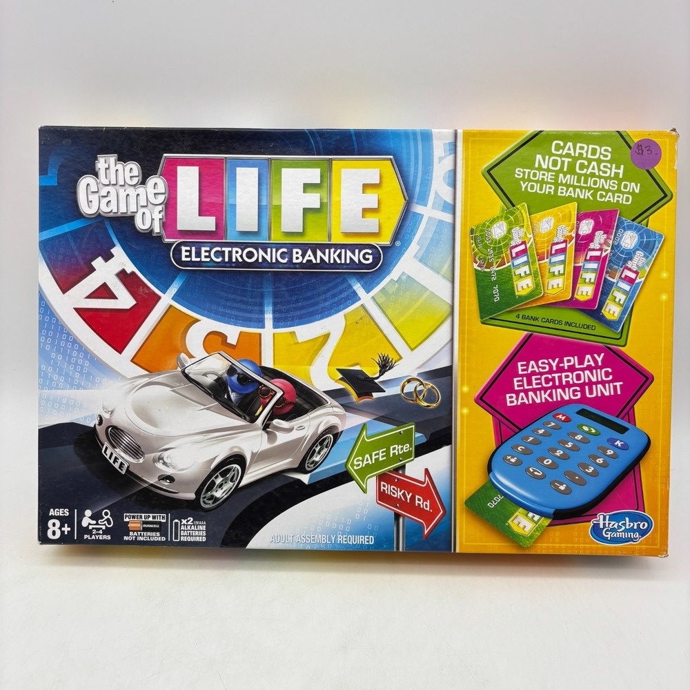 The Game of Life Electronic Banking COMPLETE TESTED WORKS Hasbro Gaming 2013